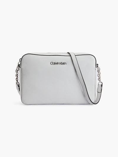 Calvin Klein Táskák & Kiegészítők HU089827 | Calvin Klein Bőr Női Crossbody Táska Fehér